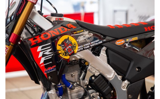 Acerbis Radiator Shrouds For Honda CRF450RX 2017-2020 - Black Plastic Replacement Set