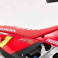 FLU BLACK PLEATED GRIPPER SEAT COVER Honda CR450 CR450R 2002 2003