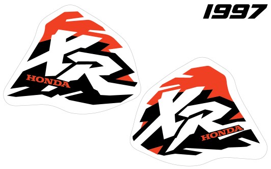 1997 XR OEM REPLICA TANK DECALS