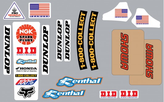 1996 MXoN HONDA GRAPHICS