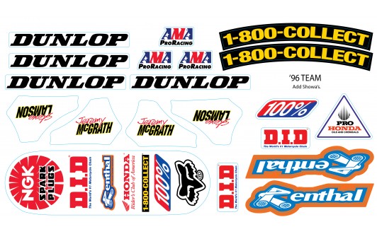 1996 TEAM HONDA GRAPHICS