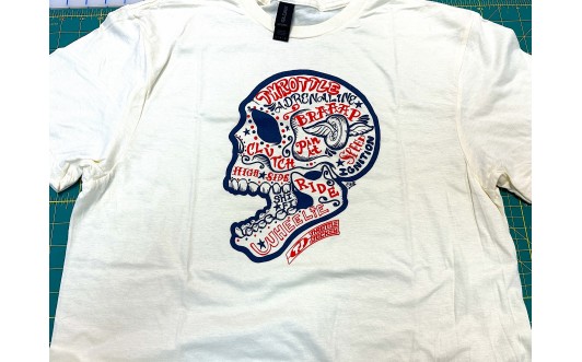 OLD GLORY SKULL TEE