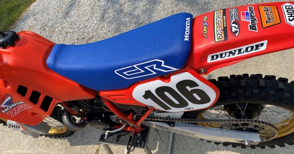 Honda cr250 store seat cover