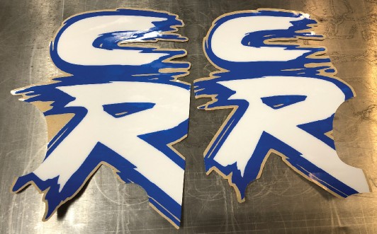 1992 OEM CR SHROUD and SWING ARM DECALS.