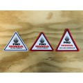 Honda Oils triangle decal.
