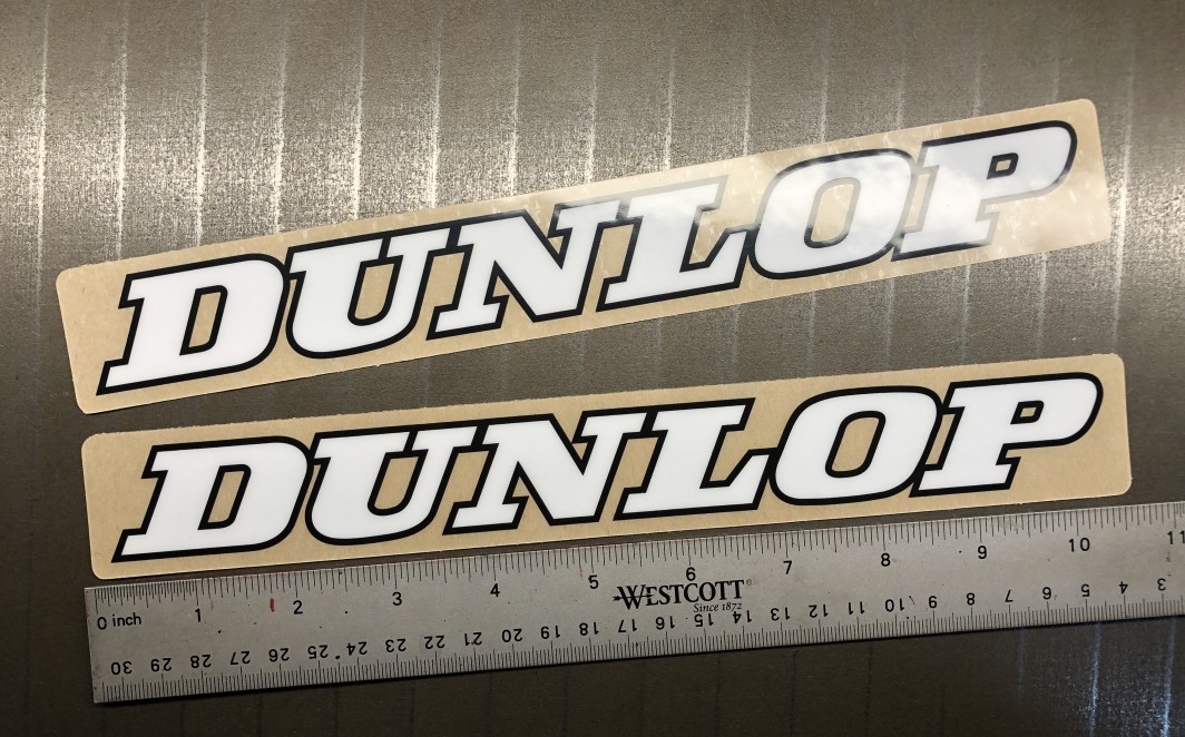 DUNLOP DECALS