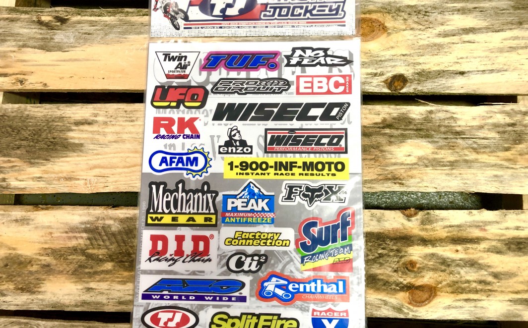 T.J. MX STICKER SHEET