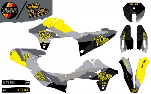 Moto Mission Suzuki Graphics.