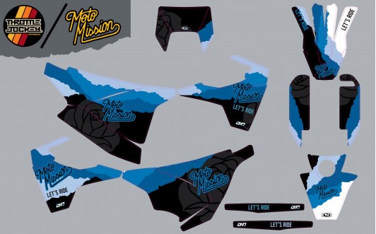 Moto Mission Husqvarna Graphics.