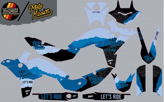 Moto Mission Tenere Graphics.