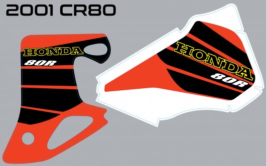 2001 CR80 OEM REPLICA GRAPHICS