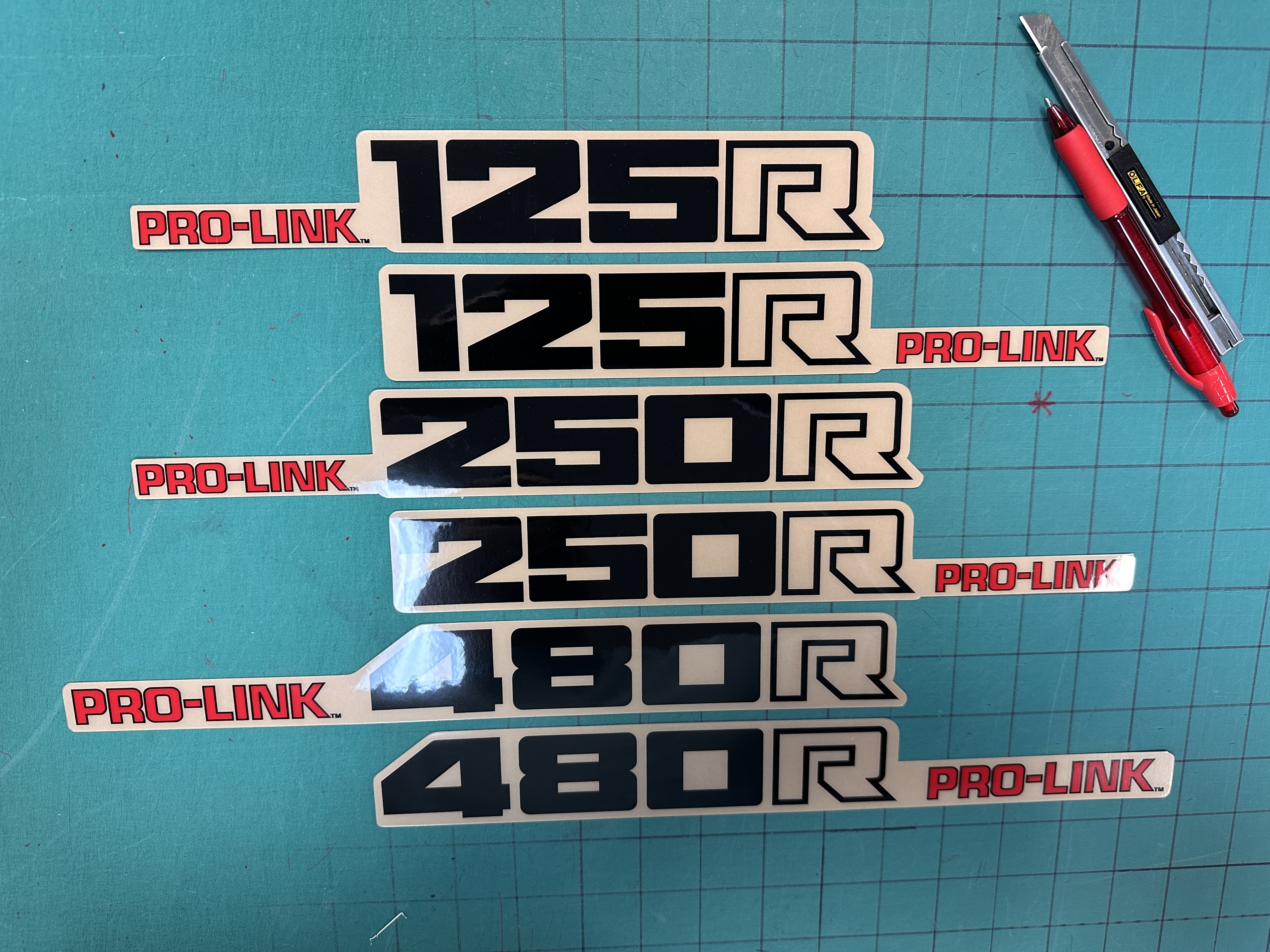 Sticker Pro-link for Honda XLR 85 ( Idem: 87121MG2700)