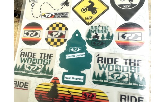 RIDE T.J. Sticker Sheet