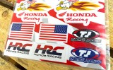 Team Honda Baldy Sticker Sheet