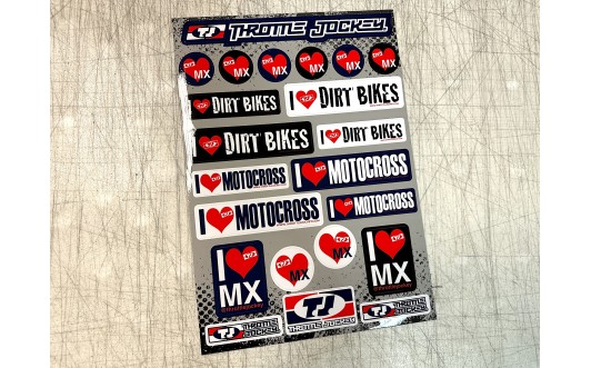 I Love T.J. Sticker Sheet