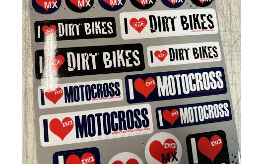 I Love T.J. Sticker Sheet