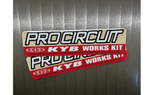 PC KYB '90'S FORK DECALS