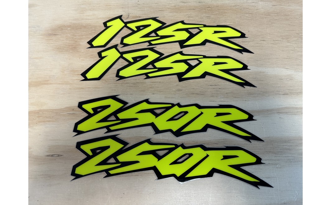 1995 HONDA CR OEM SWING ARM DECAL SET