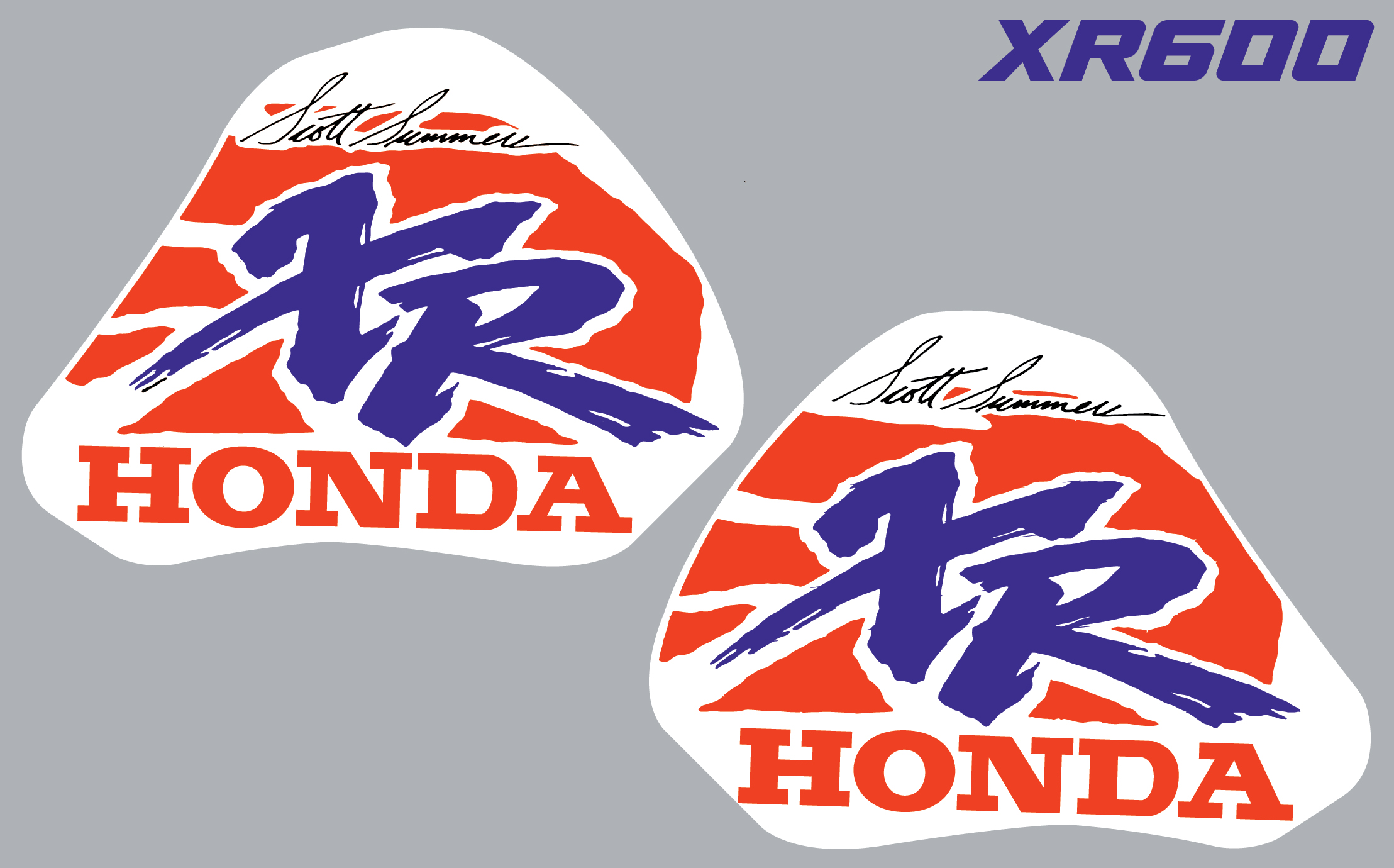 ホンダＸRタンクマーク Honda XR graphics