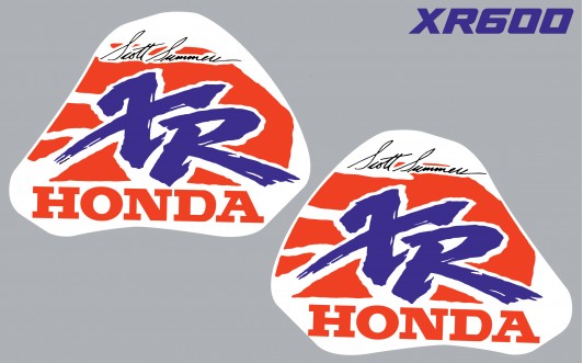 XR 600 TANK DECALS